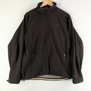 Craghoppers Jacket Mens Large Black Bomber Windshield Soft Shell Full Zip